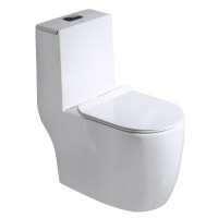 Easy Install with soft landing cover brush holder toilet cabinet park