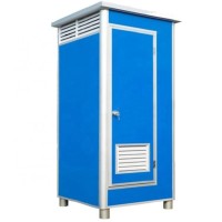 Wholesale price steel fame base mobile portable toilet for public park