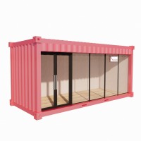 Mobile building steel container cheap house modular container store