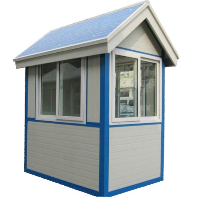 Portable guard house, stainless steel sentry box, low cost security house