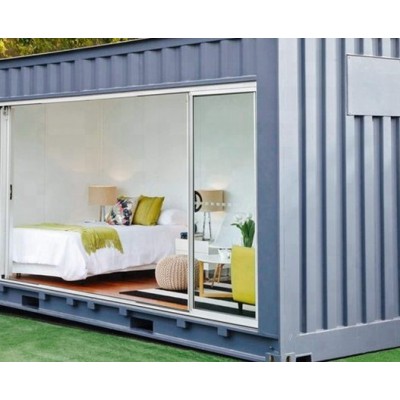 Low cost 40ft flat pack container houses anti earthquake prefab living homes china